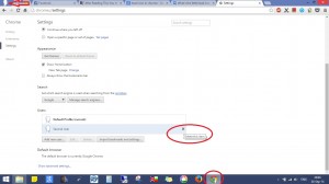 Creepy head icon in Chrome browser