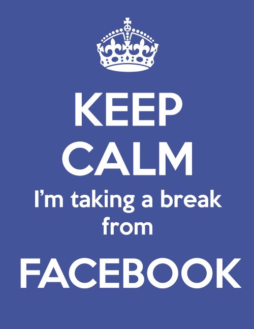 Време е за почивка от Facebook